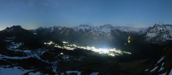 Archived image Webcam View from Kriegerhorn 23:00