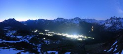 Archiv Foto Webcam Lech-Zürs: Kriegerhorn Panoramablick 03:00