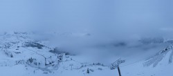 Archiv Foto Webcam Lech-Zürs: Kriegerhorn Panoramablick 05:00