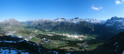 Archiv Foto Webcam Lech-Zürs: Kriegerhorn Panoramablick 01:00