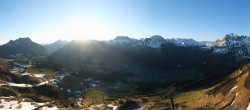 Archiv Foto Webcam Lech-Zürs: Kriegerhorn Panoramablick 05:00