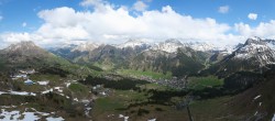 Archiv Foto Webcam Lech-Zürs: Kriegerhorn Panoramablick 16:00