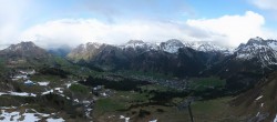 Archiv Foto Webcam Lech-Zürs: Kriegerhorn Panoramablick 18:00