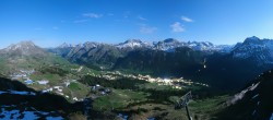 Archiv Foto Webcam Lech-Zürs: Kriegerhorn Panoramablick 01:00