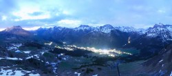 Archiv Foto Webcam Lech-Zürs: Kriegerhorn Panoramablick 03:00