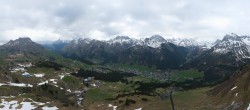 Archiv Foto Webcam Lech-Zürs: Kriegerhorn Panoramablick 07:00