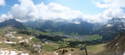 Archiv Foto Webcam Lech-Zürs: Kriegerhorn Panoramablick 09:00