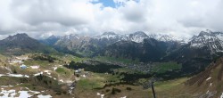 Archiv Foto Webcam Lech-Zürs: Kriegerhorn Panoramablick 11:00
