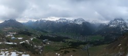 Archiv Foto Webcam Lech-Zürs: Kriegerhorn Panoramablick 17:00