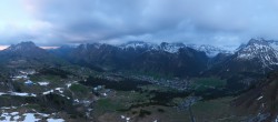 Archived image Webcam View from Kriegerhorn 19:00