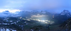 Archiv Foto Webcam Lech-Zürs: Kriegerhorn Panoramablick 03:00