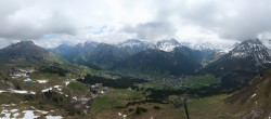 Archiv Foto Webcam Lech-Zürs: Kriegerhorn Panoramablick 09:00