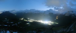 Archived image Webcam View from Kriegerhorn 23:00