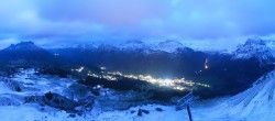 Archiv Foto Webcam Lech-Zürs: Kriegerhorn Panoramablick 03:00