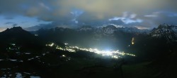 Archiv Foto Webcam Lech-Zürs: Kriegerhorn Panoramablick 01:00