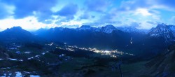 Archiv Foto Webcam Lech-Zürs: Kriegerhorn Panoramablick 03:00