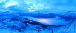 Archiv Foto Webcam Lech-Zürs: Kriegerhorn Panoramablick 04:00