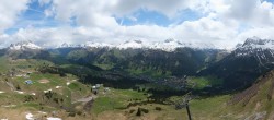 Archiv Foto Webcam Lech-Zürs: Kriegerhorn Panoramablick 12:00