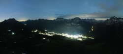 Archiv Foto Webcam Lech-Zürs: Kriegerhorn Panoramablick 23:00