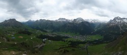 Archiv Foto Webcam Lech-Zürs: Kriegerhorn Panoramablick 09:00