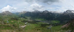 Archiv Foto Webcam Lech-Zürs: Kriegerhorn Panoramablick 15:00