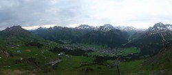 Archiv Foto Webcam Lech-Zürs: Kriegerhorn Panoramablick 05:00