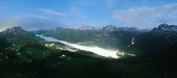 Archiv Foto Webcam Lech-Zürs: Kriegerhorn Panoramablick 23:00