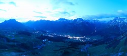 Archiv Foto Webcam Lech-Zürs: Kriegerhorn Panoramablick 03:00
