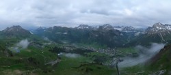 Archiv Foto Webcam Lech-Zürs: Kriegerhorn Panoramablick 19:00