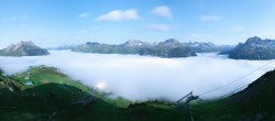 Archived image Webcam View from Kriegerhorn 23:00