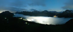 Archived image Webcam View from Kriegerhorn 01:00