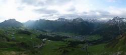 Archiv Foto Webcam Lech-Zürs: Kriegerhorn Panoramablick 06:00