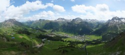 Archiv Foto Webcam Lech-Zürs: Kriegerhorn Panoramablick 11:00