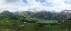 Archiv Foto Webcam Lech-Zürs: Kriegerhorn Panoramablick 13:00