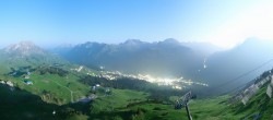 Archiv Foto Webcam Lech-Zürs: Kriegerhorn Panoramablick 01:00
