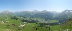 Archiv Foto Webcam Lech-Zürs: Kriegerhorn Panoramablick 11:00