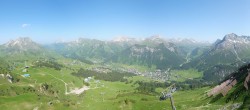 Archiv Foto Webcam Lech-Zürs: Kriegerhorn Panoramablick 15:00