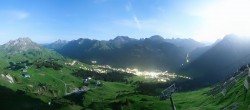 Archiv Foto Webcam Lech-Zürs: Kriegerhorn Panoramablick 01:00