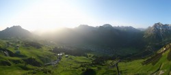 Archiv Foto Webcam Lech-Zürs: Kriegerhorn Panoramablick 05:00