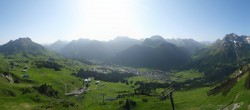 Archiv Foto Webcam Lech-Zürs: Kriegerhorn Panoramablick 07:00