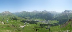 Archiv Foto Webcam Lech-Zürs: Kriegerhorn Panoramablick 11:00