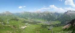 Archiv Foto Webcam Lech-Zürs: Kriegerhorn Panoramablick 15:00
