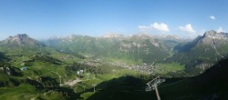 Archiv Foto Webcam Lech-Zürs: Kriegerhorn Panoramablick 17:00