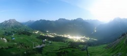 Archiv Foto Webcam Lech-Zürs: Kriegerhorn Panoramablick 01:00