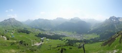 Archiv Foto Webcam Lech-Zürs: Kriegerhorn Panoramablick 09:00