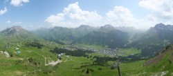 Archiv Foto Webcam Lech-Zürs: Kriegerhorn Panoramablick 11:00