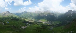 Archiv Foto Webcam Lech-Zürs: Kriegerhorn Panoramablick 13:00