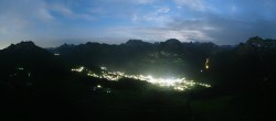 Archiv Foto Webcam Lech-Zürs: Kriegerhorn Panoramablick 23:00
