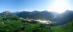 Archiv Foto Webcam Lech-Zürs: Kriegerhorn Panoramablick 01:00
