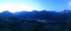 Archiv Foto Webcam Lech-Zürs: Kriegerhorn Panoramablick 03:00